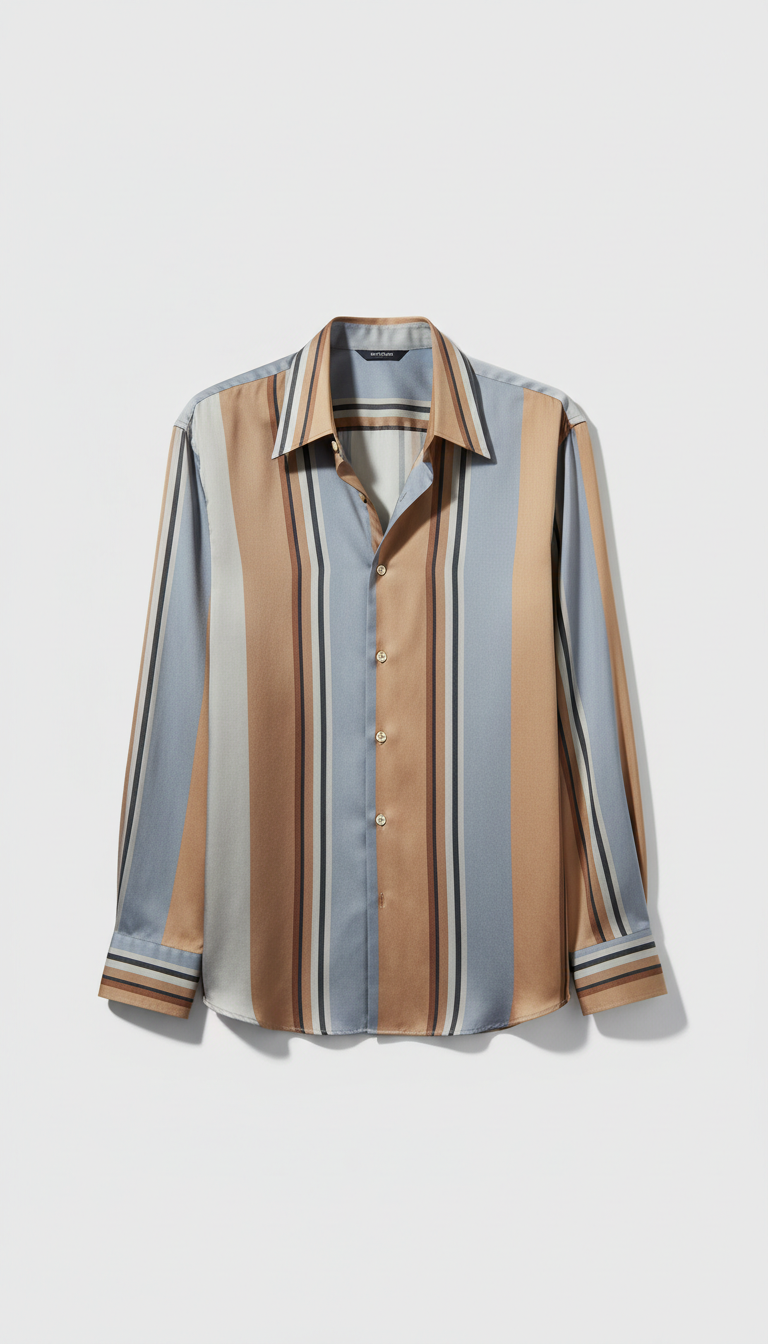Silk Blend Tailored Shirt